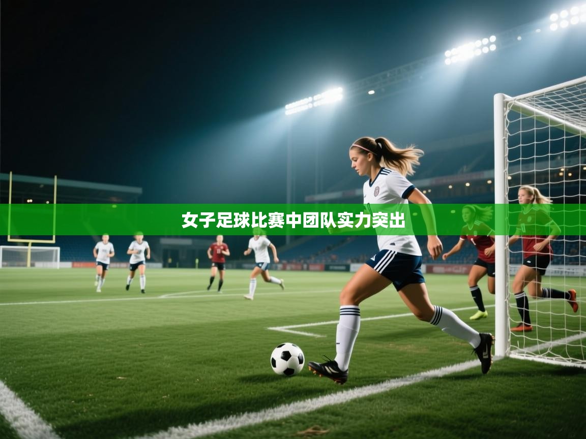 女子足球比赛中团队实力突出